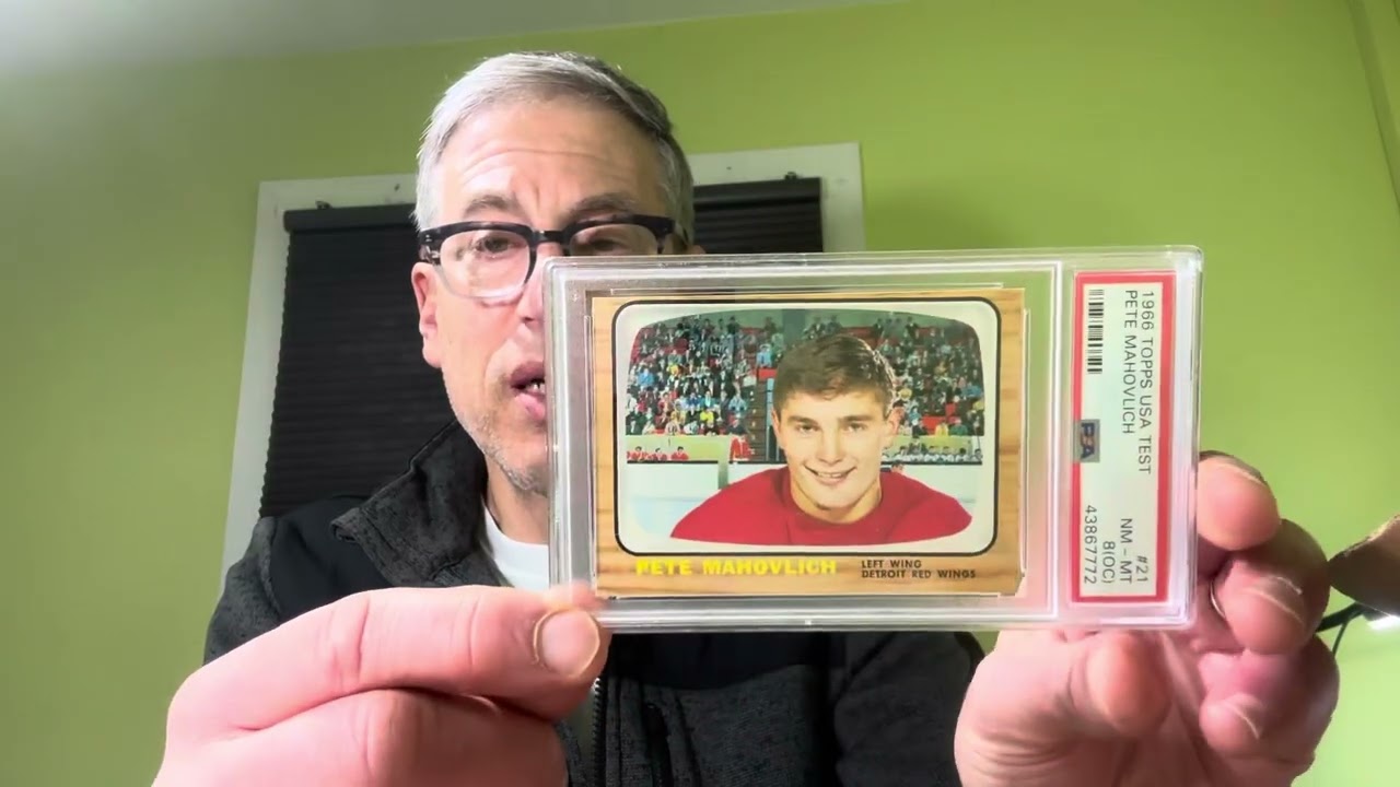 Лавина карточек PSA 8! Прекрасная серия хоккейных карточек NM-MT Parkhurst и Topps с 1958 по 1966...