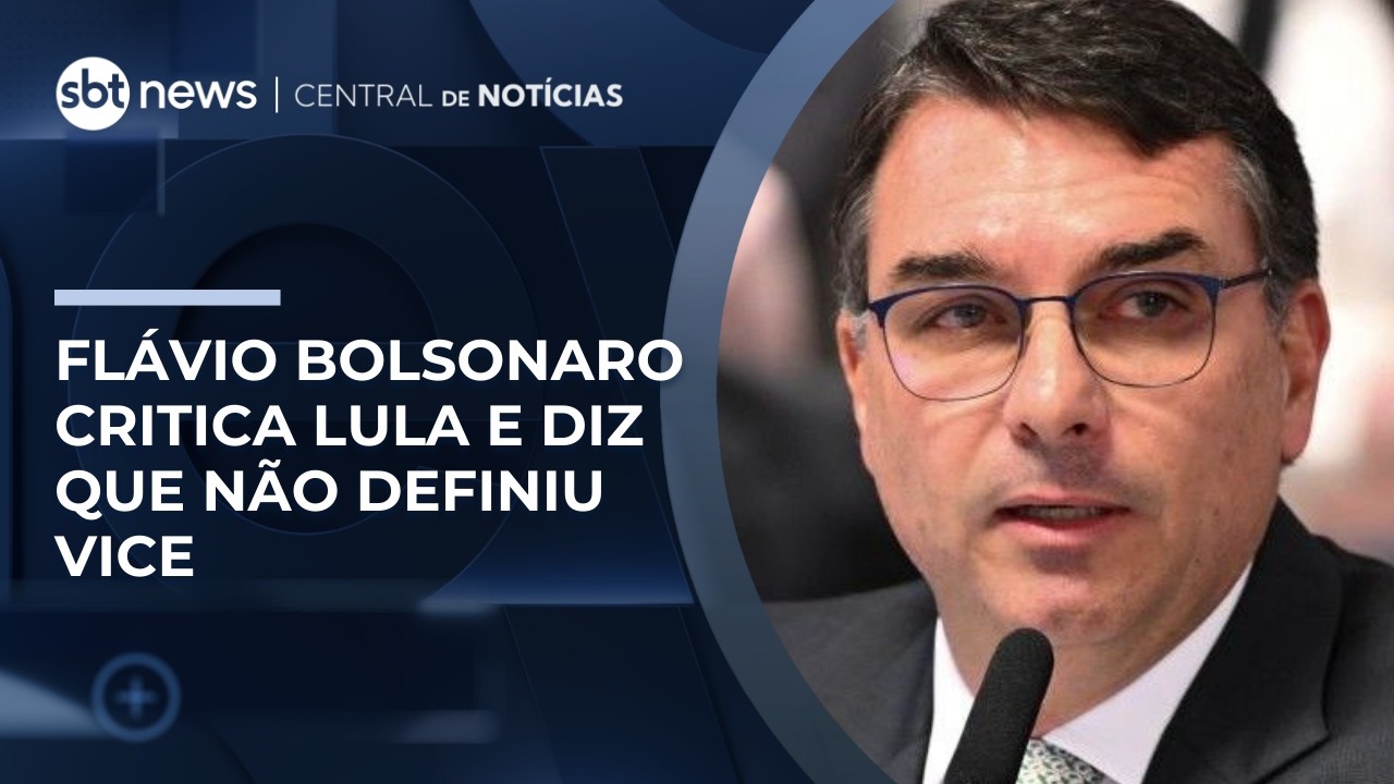 Exclusivo: Flávio critica Lula e diz que ainda não definiu quem será seu vice  | #CentraldeNotícias