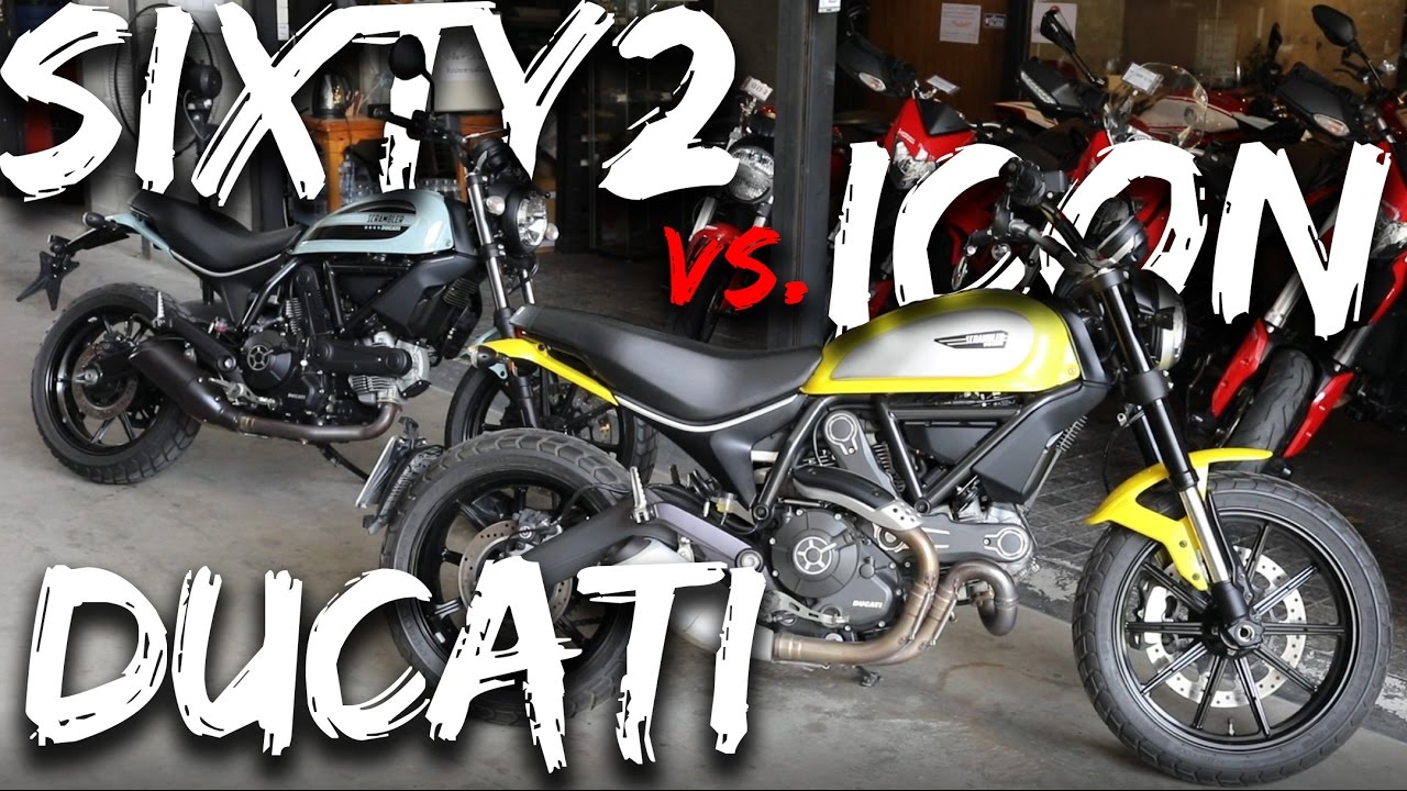 ข้อแตกต่าง Ducati Scrambler Sixty2 400cc. vs. Icon 800cc.