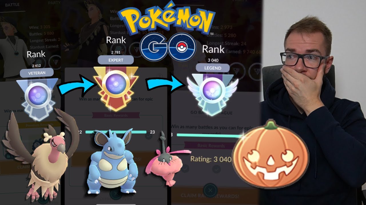 Rank Expert zdobyte! Rank Legend next? Go Battle League Halloween Cup Pokemon GO