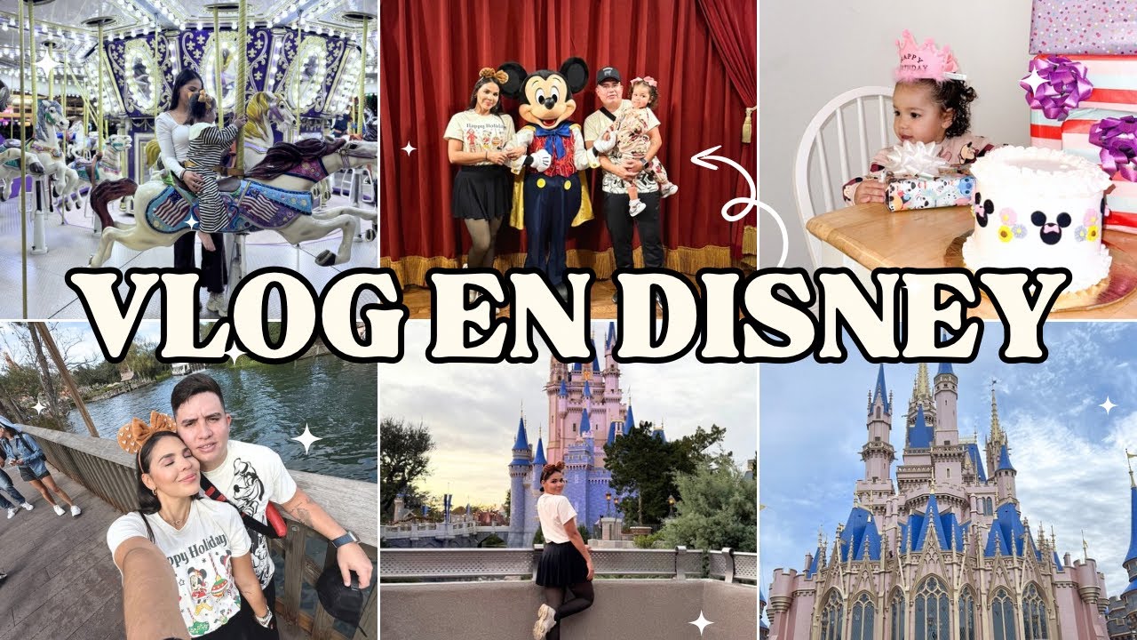 NOS VAMOS A DISNEY! Celebramos el cumpleaños de mi hija 🎉 Nuestro viaje mágico a Orlando🎡🏰
