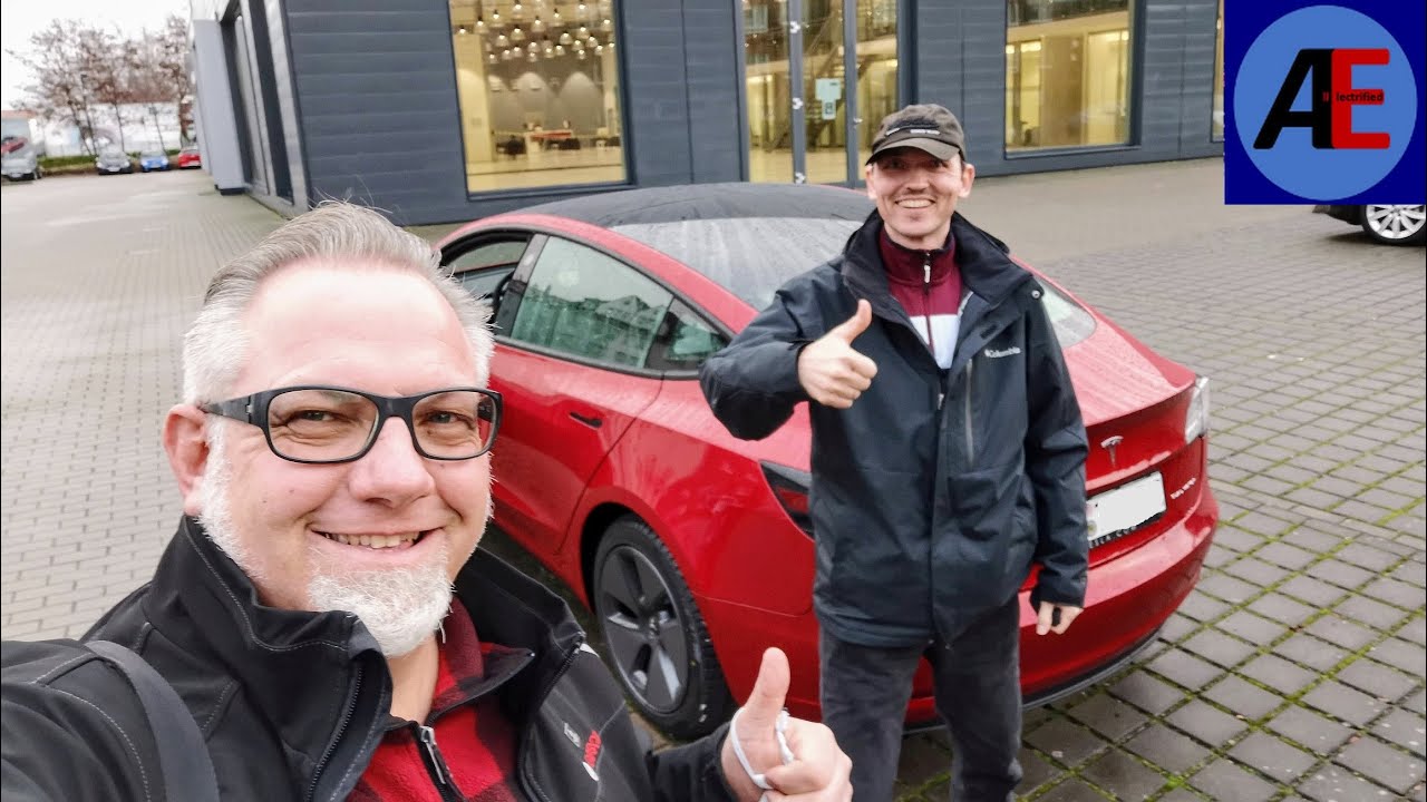 Abholung Model 3 LR 2021 mit Ove Kr&ouml;ger und Ladeverhalten 77kWh Akku