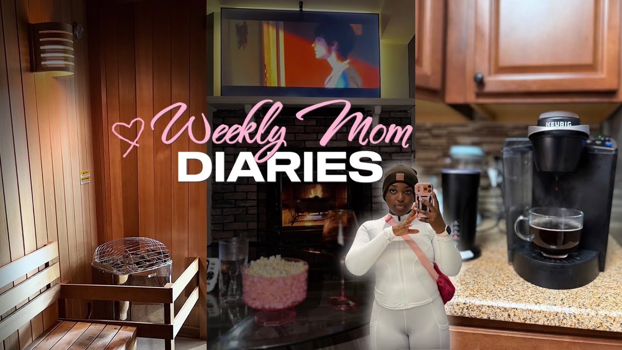 WEEKLY MOM DIARIES | Realistic Saturday Reset + Cozy Movie Date Night & Gym 🤍