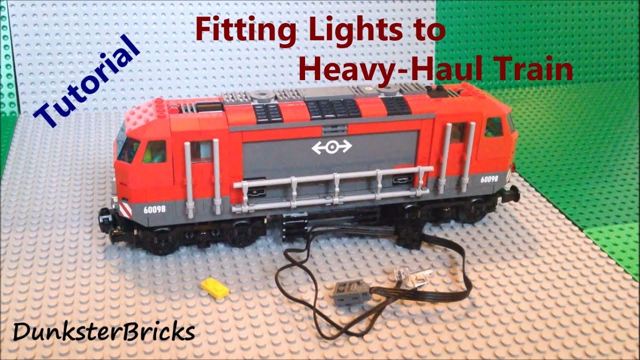 Fitting Lights to the LEGO Heavy-Haul Train! Set 60098