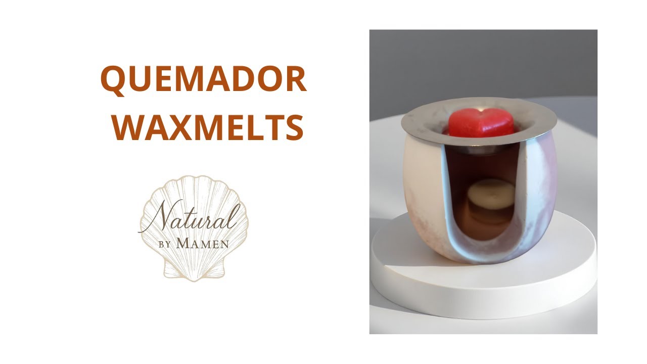 👉 Cómo hacer un QUEMADOR de WAXMELTS con polvo cerámico | DIY paso a paso