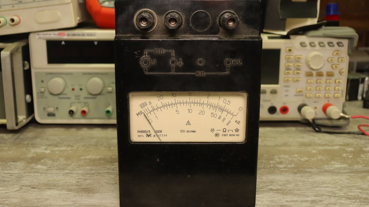 Советский мегаомметр М4100/3 Ч1.