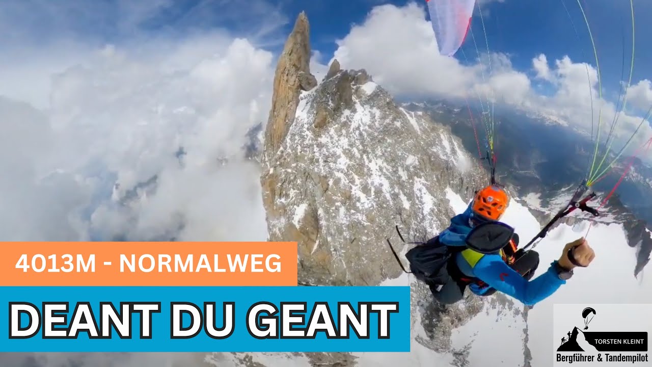 Solo auf den 4000er: Mein Hike & Fly Abenteuer am Dent du Géant (4013m)!