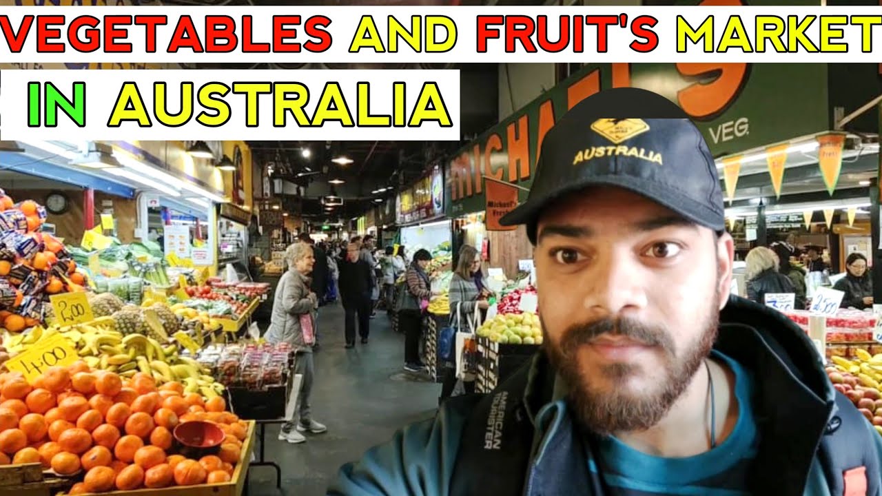 Vegetables and fruit's market in Australia ( Adelaide)  central market