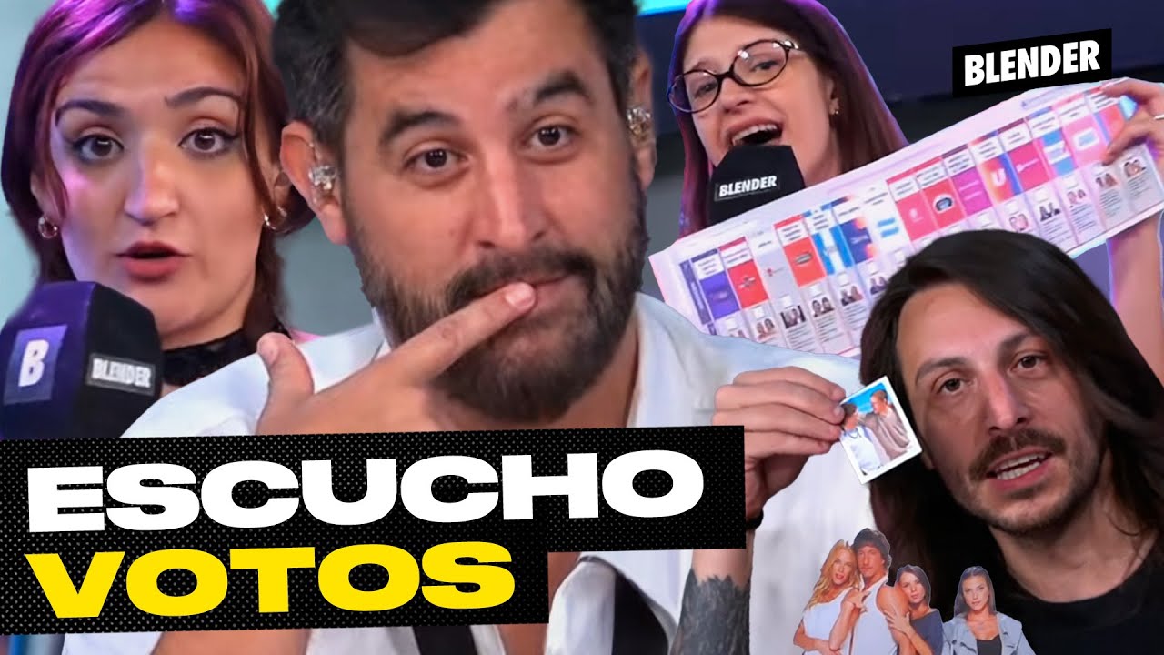 DÍA de APRENDER a VOTAR, VIDEOS LOCOS ELECTORALES y AUTOSABOTAJE | ESCUCHO OFERTAS | BLENDER