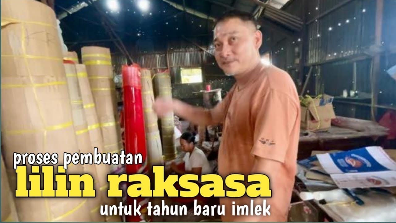 Pembuatan lilin imlek perbiji tembus 18juta