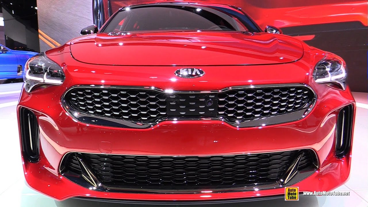 2018 KIA Stinger GT - Exterior and Interior Walkaround - Debut at 2017 Detroit Auto Show