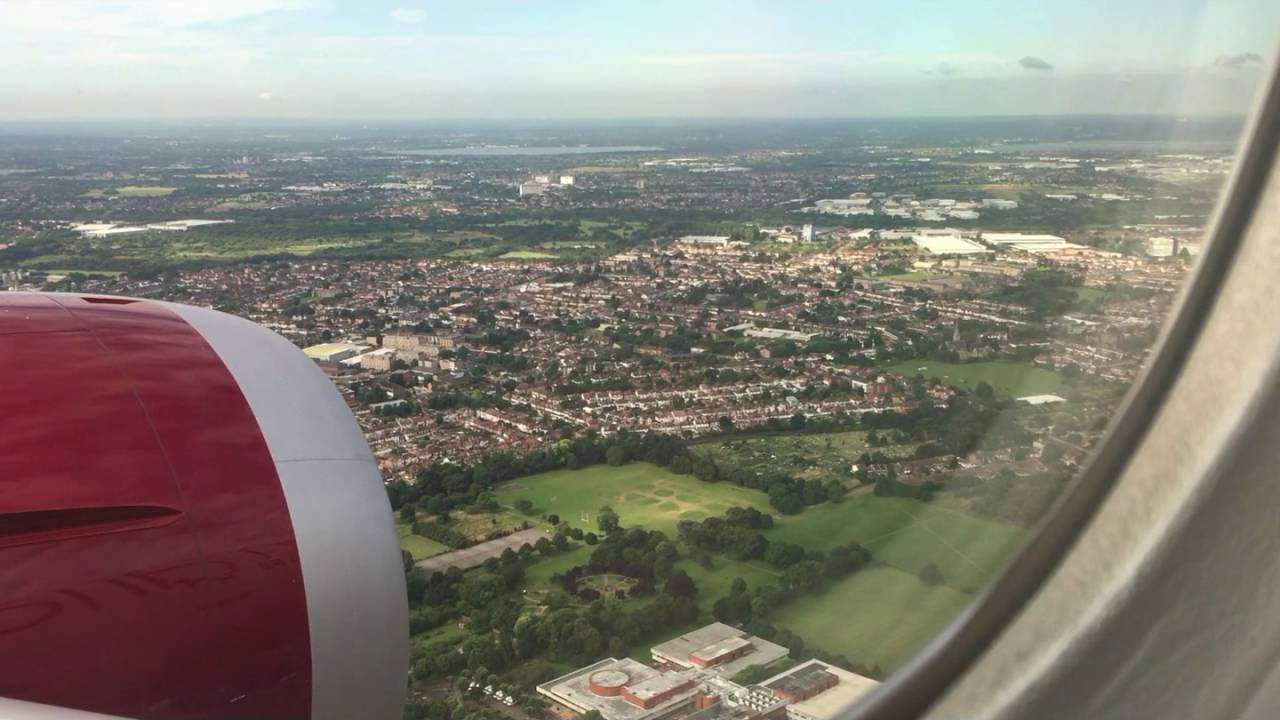 Virgin Atlantic 787 900 JFK LHR landing
