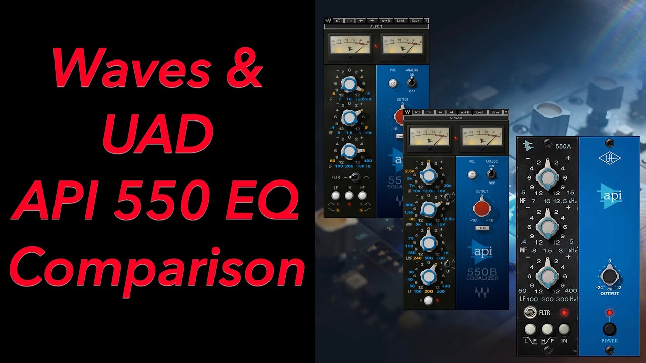 API 550 EQ Comparison - UAD 와 Waves 제품의 차이점? 그게 중요할까? 상황에 맞게 활용하는 것이 더 중요.