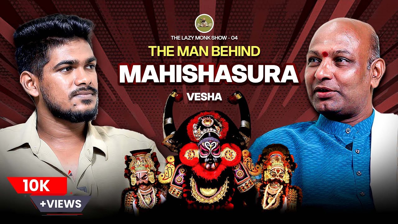 || The man behind Mahishasura vesha || Yakshagana, astrology , life struggle, journey , LMS:- 04