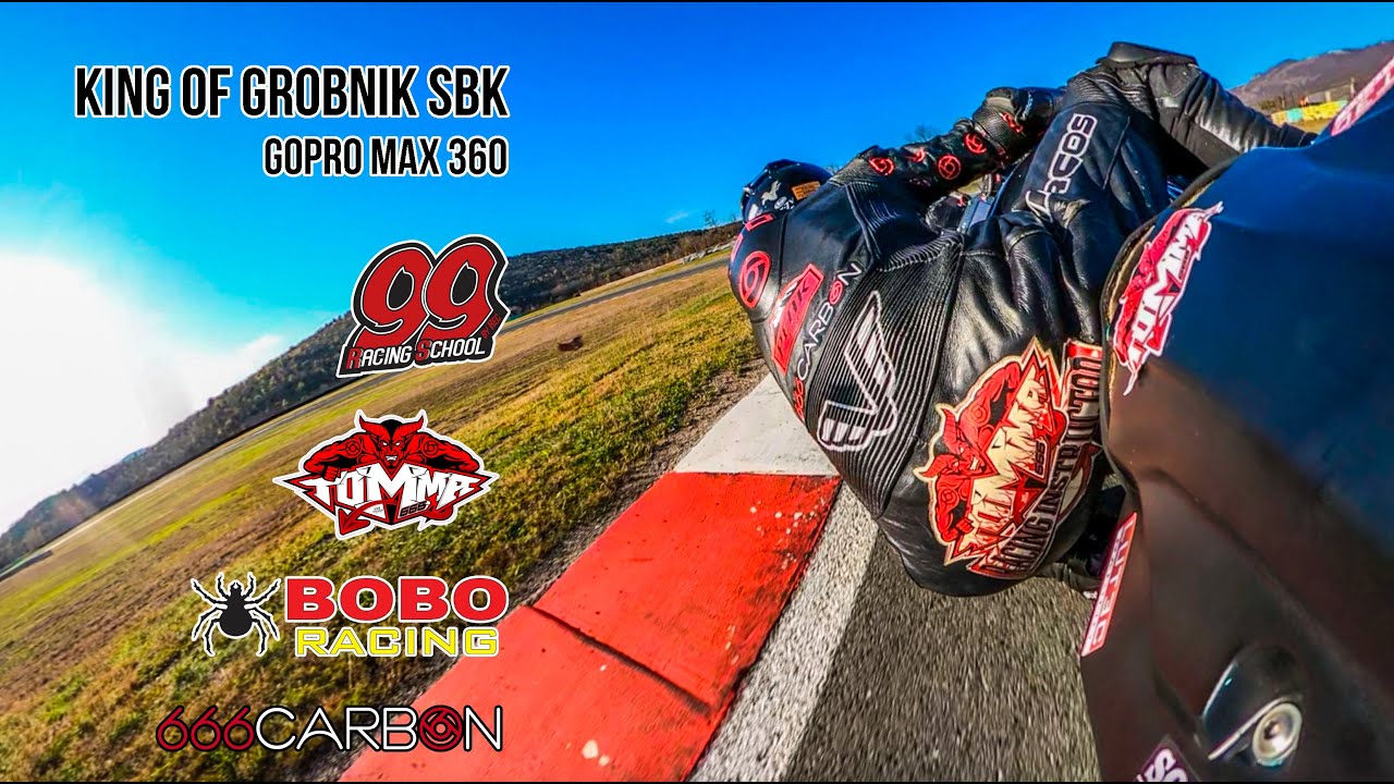KING OF GROBNIK SBK with 360 GOPROMAX on BMW S1000RR - Rider Coach Luca Tommasini Aka Tomma#666