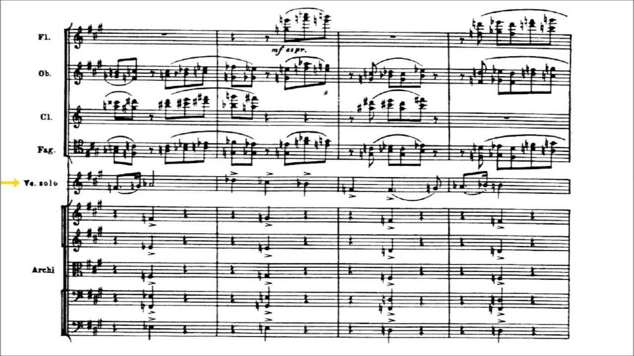 Dmitri Shostakovich - Cello Concerto No. 1 [With score]
