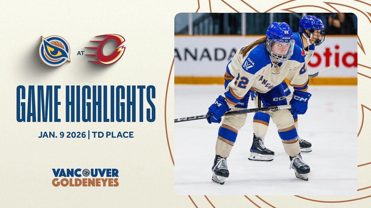 Vancouver Goldeneyes vs. Ottawa Charge Game Highlights | January 9th 2026