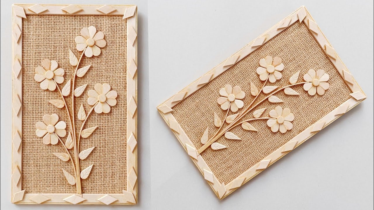 Wall Hanging showpiece making at home | DIY Home Decor | Amazing Craft with Waste Wooden Spoon