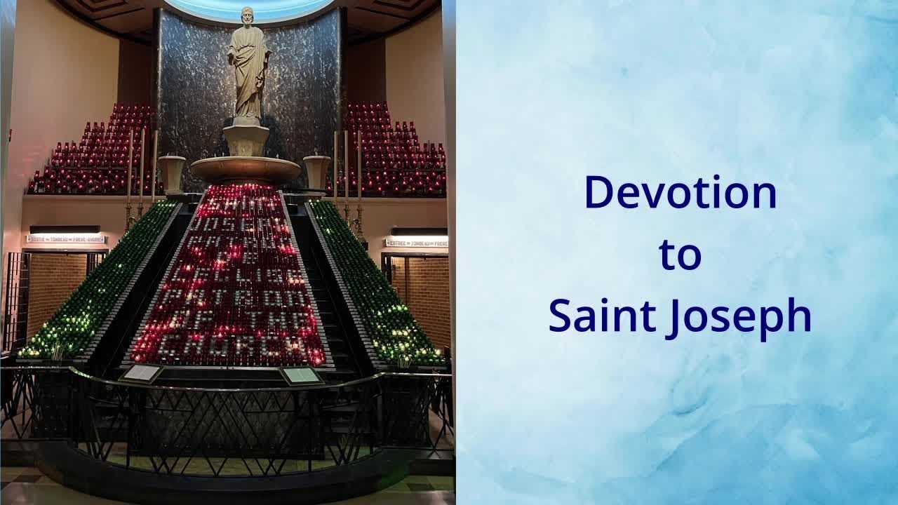 Daily devotion to Saint Joseph - 20h45 (Toronto time zone)