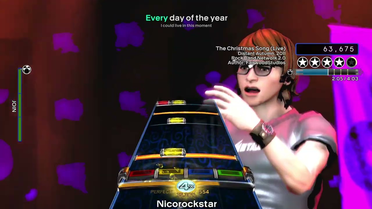 The Christmas Song (Live) - Distant Autumn | Rock Band 3 Deluxe Expert Drums FC