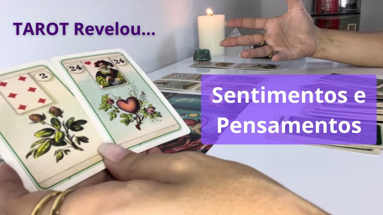 O que está SENTINDO e PENSANDO sobre você hoje ❤️🤔 TAROT Revelou 🔮