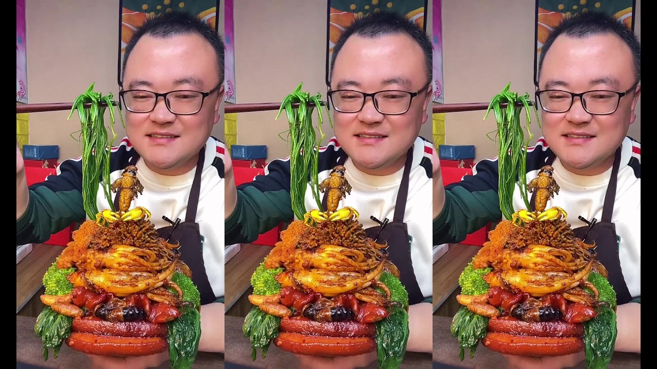 ASMR MUKBANG SEAFOOD DELICIOUS PORK BELLY  EATING SHOW 吃播taotao