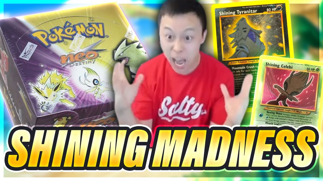RARE Light & Dark Pokémon?! Chasing Shinings?! - Neo Destiny Box Opening!