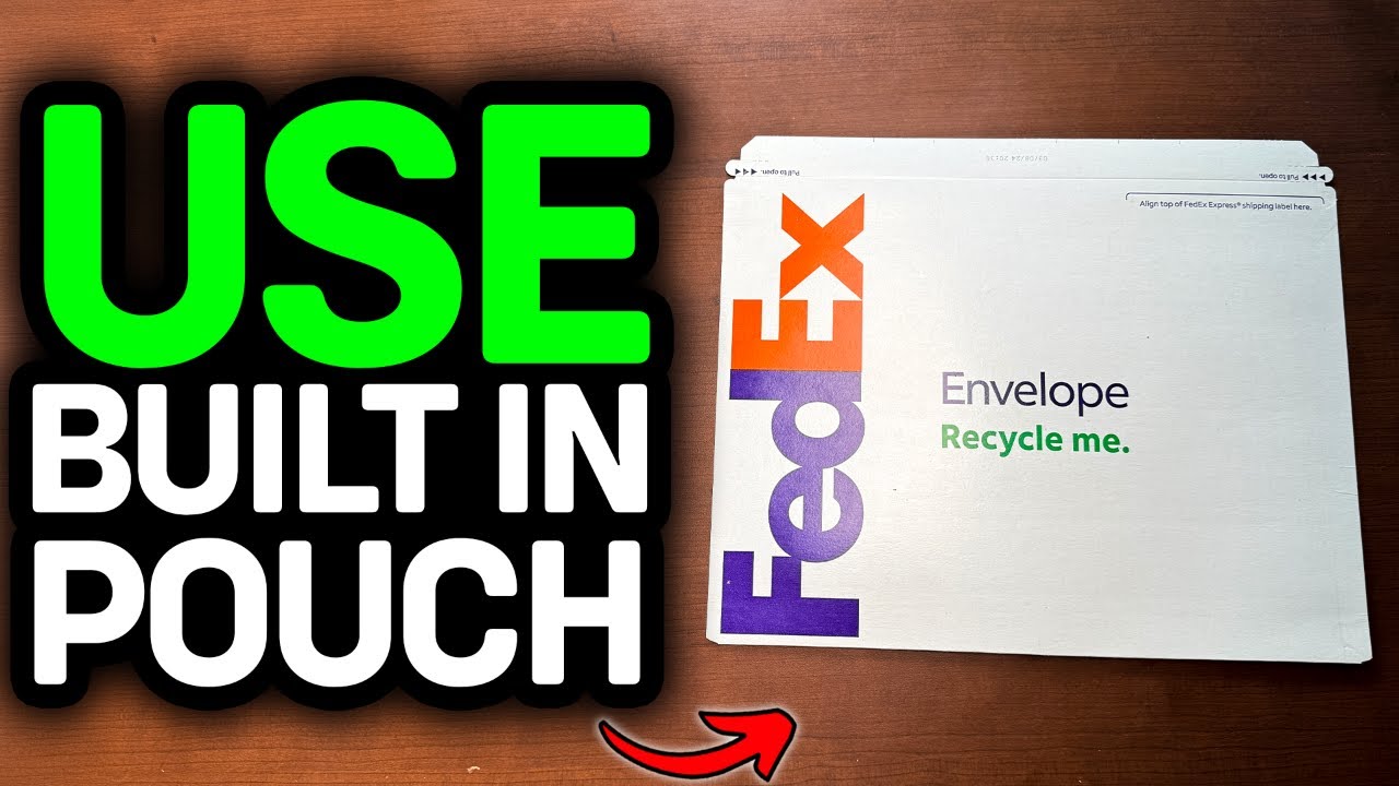 Как использовать конверты Fedex со встроенным карманом (2026) &mdash; Полное руководство