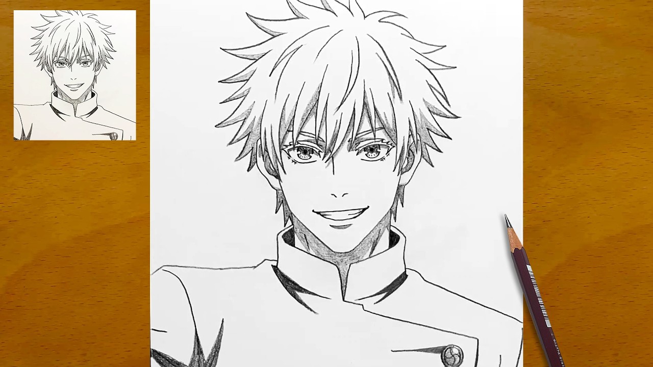 Learn to Draw Gojo Satoru &ndash; Easy Anime Drawing Guide