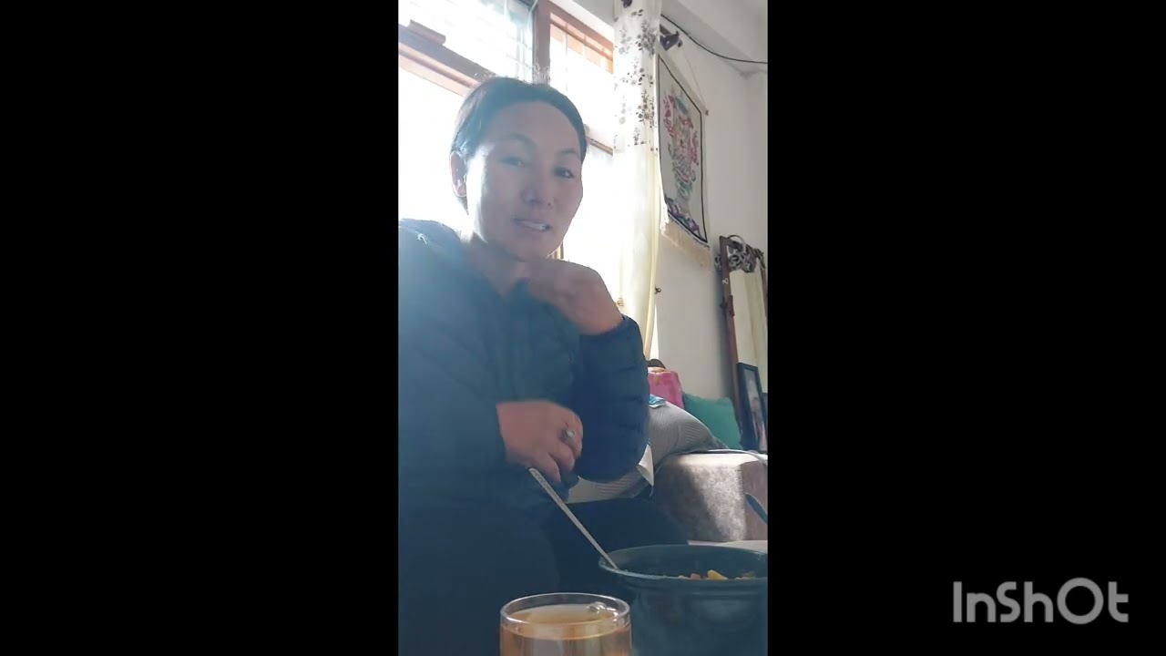 Having breakfast with request @tibetan vlog