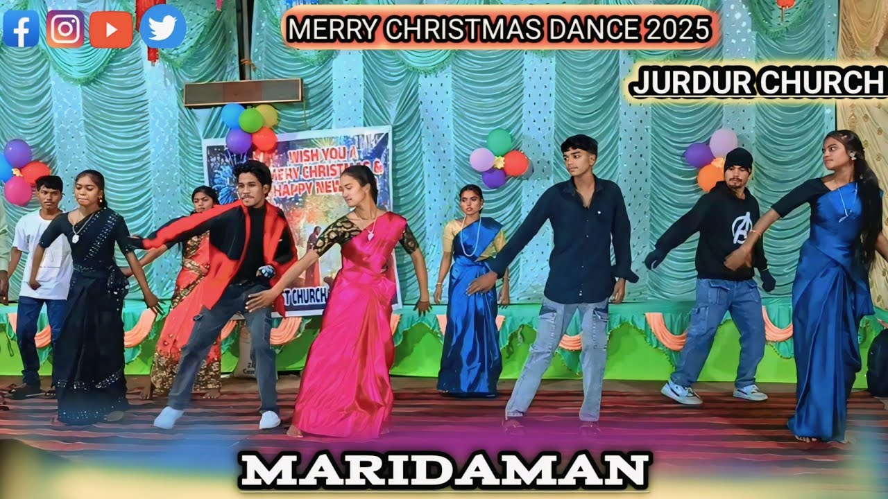 MERRY CHRISTMAS DANCE 2025||JURDUR CHURCH||MARIDAMAN SONGS||DANCE BIKASH & JDR TEAM
