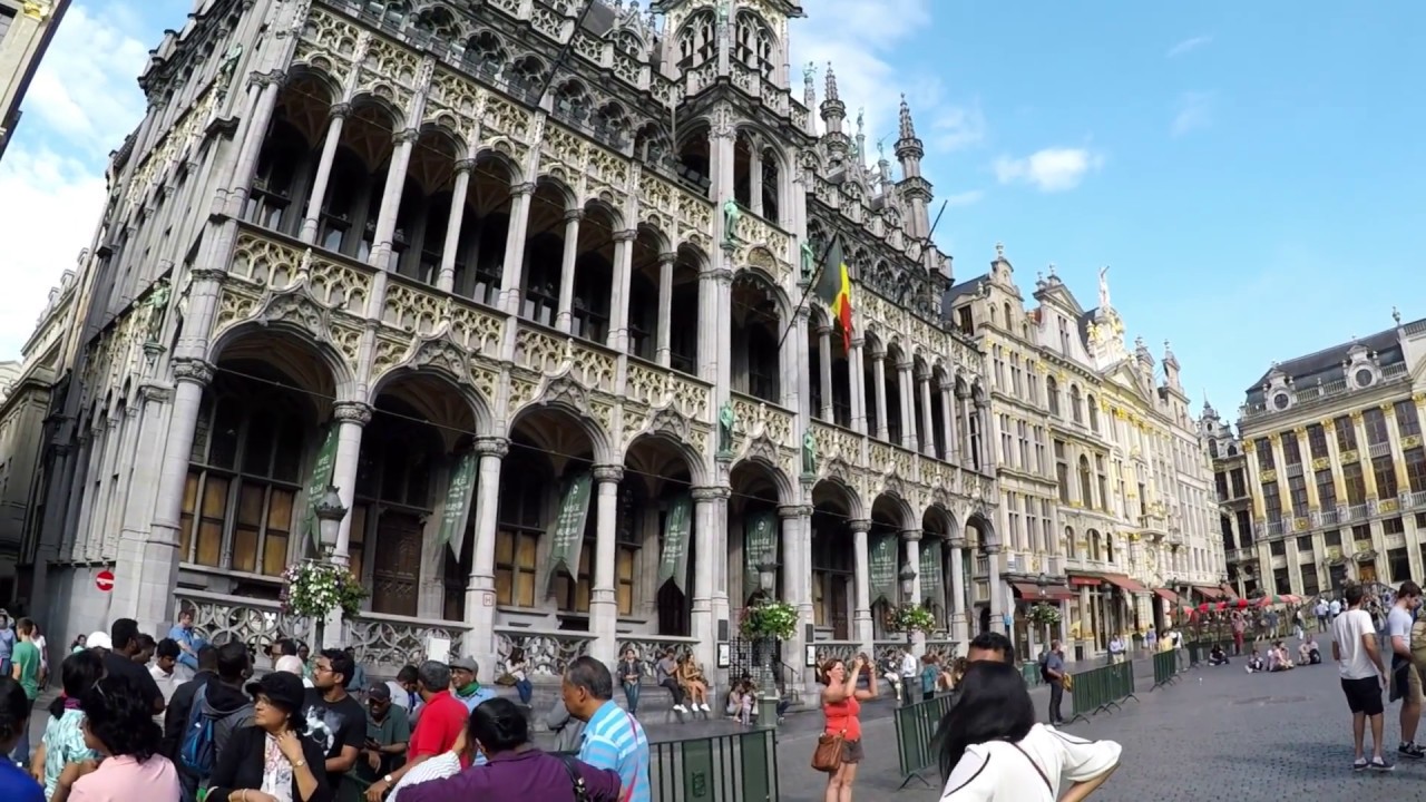 Town Hall of Brussels on Market Square.