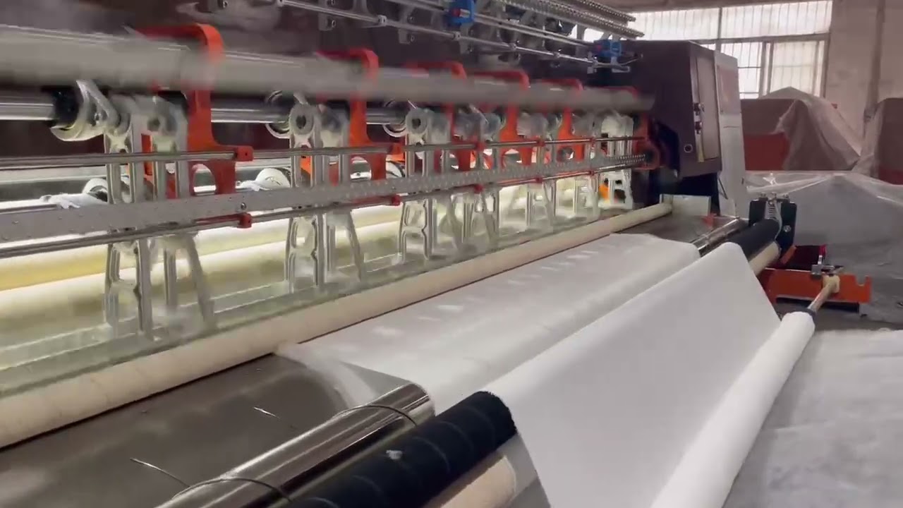 1400RPM Computerized Multi Needle Quilting Machine 2.45M Beddings