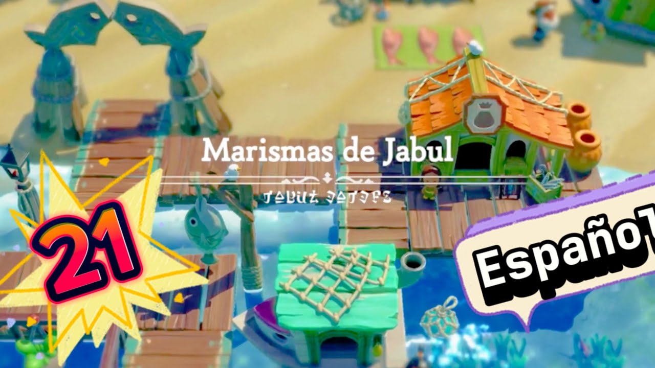21  - Marisma Jabul y la Ira del Guardian de los Zoras - Leyenda de Zelda Ecos de Sabiduria