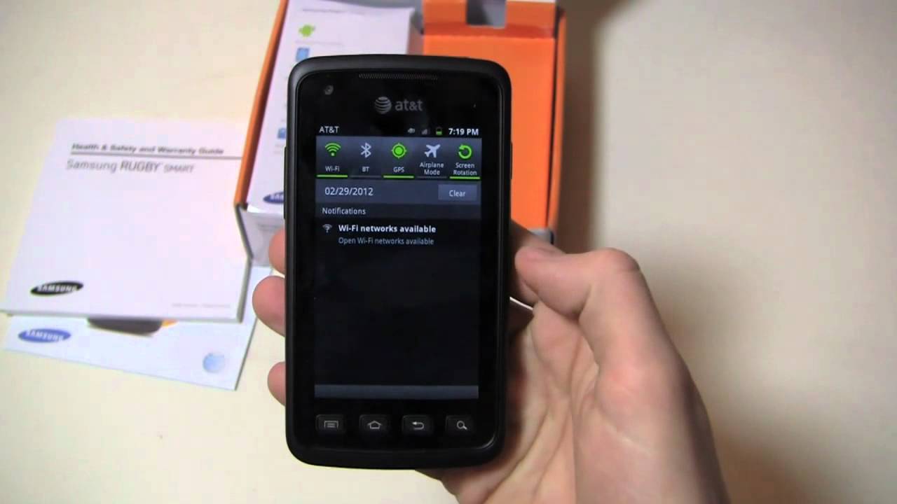 Samsung Rugby Smart Unboxing