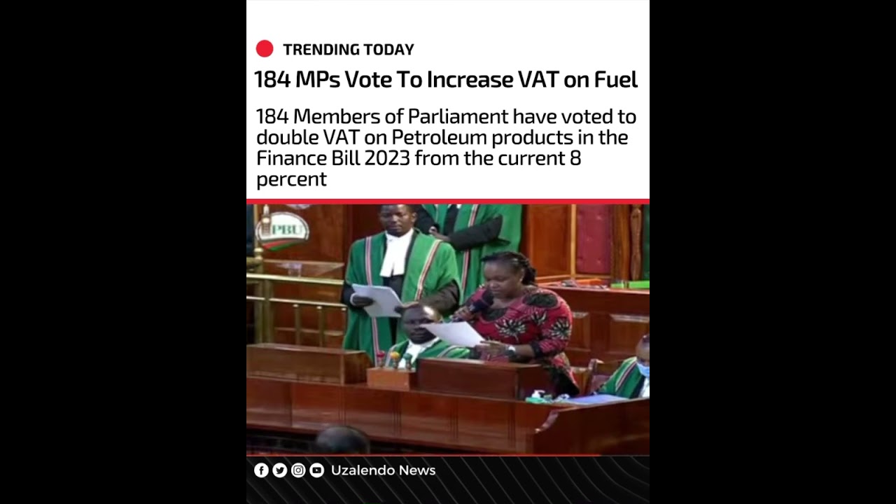 184 MPs vote to Double VAT on fuel from 8% to 16%