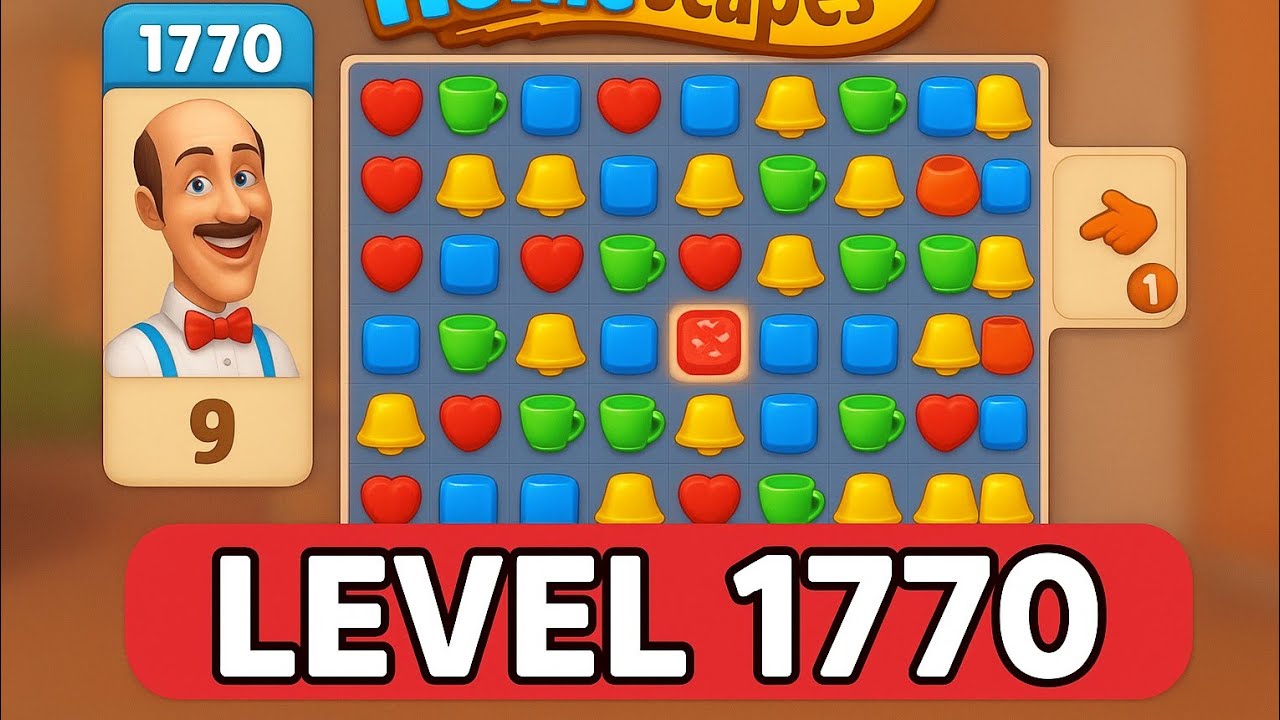 Homescapes Level 1770 Live | Super Satisfying Gameplay🧩