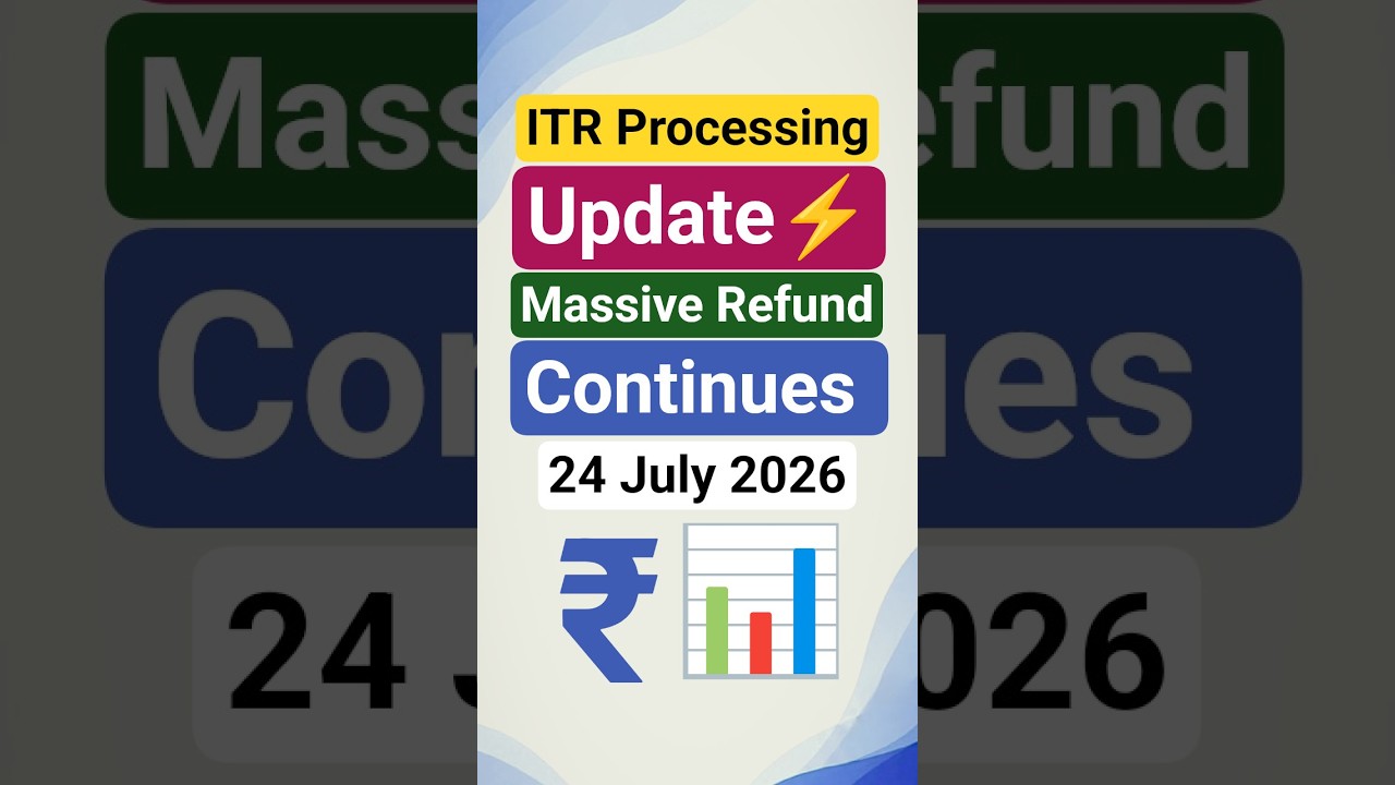 ITR Refund Processing Latest Update | Refund Not processed ? Refund Not  Received? #shorts