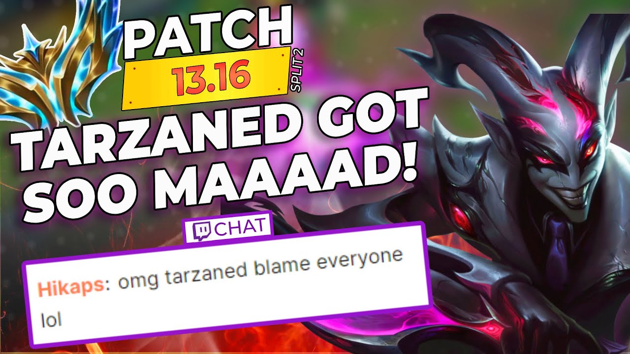 PATCH 13.16 | I MADE TARZANED RAGE - BACK TO CHALLENGER RANK 1 SHACO