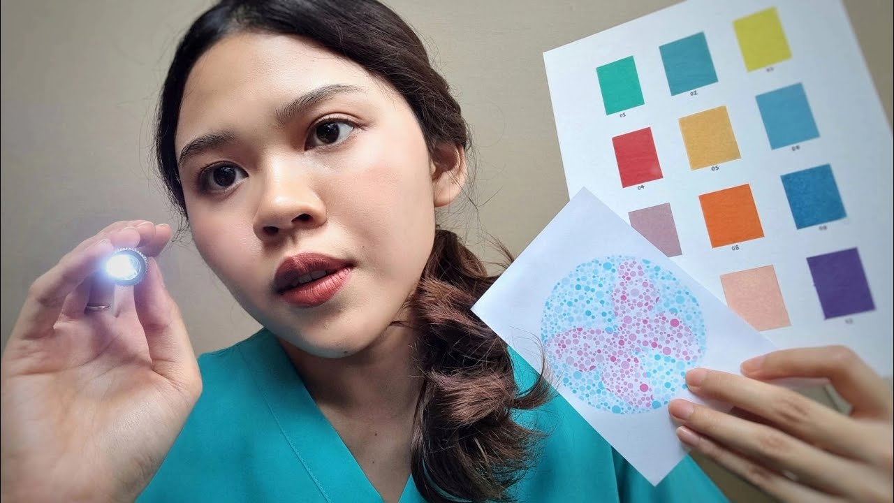 ASMR Thai Doctor Does Cranial Nerve Exam 📋คุณหมอตรวจประสาทการรับรู้ให้คุณ Soft Spoken