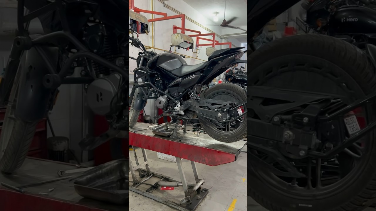 First Service of XTREME125R #xtreme125r #heroxtreme #shorts #firstservice