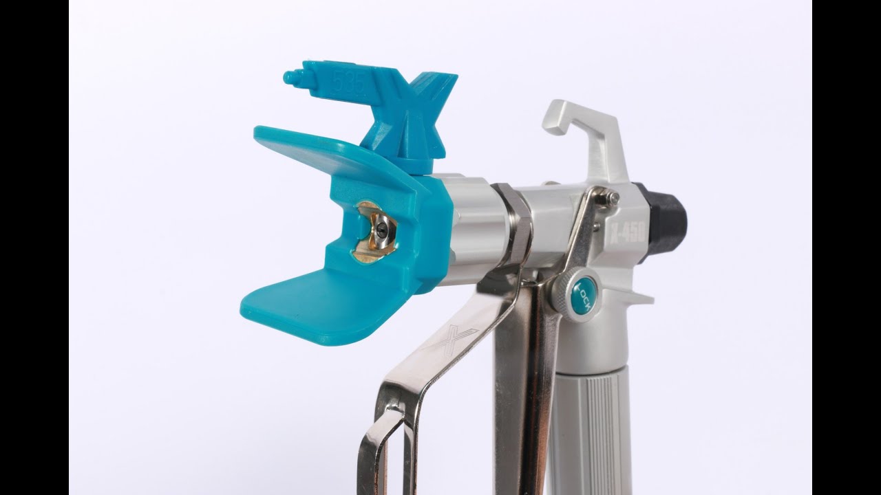 how to assemble the airless paint spray gun