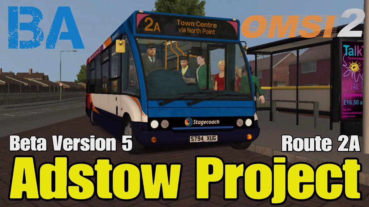 Adstow Project Beta 5 - Route 2A - Optare Solo - OMSI 2