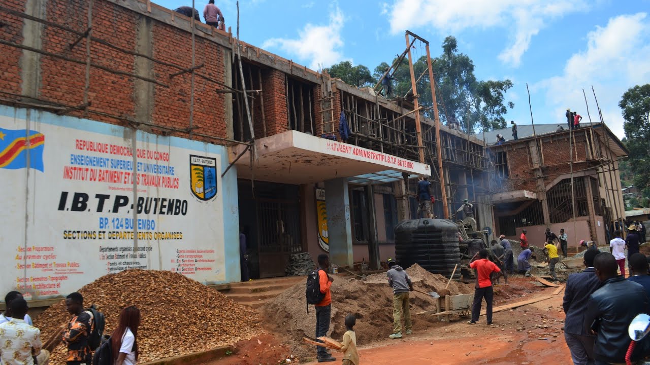 Poursuite des travaux de construction de l'IBTP Butembo