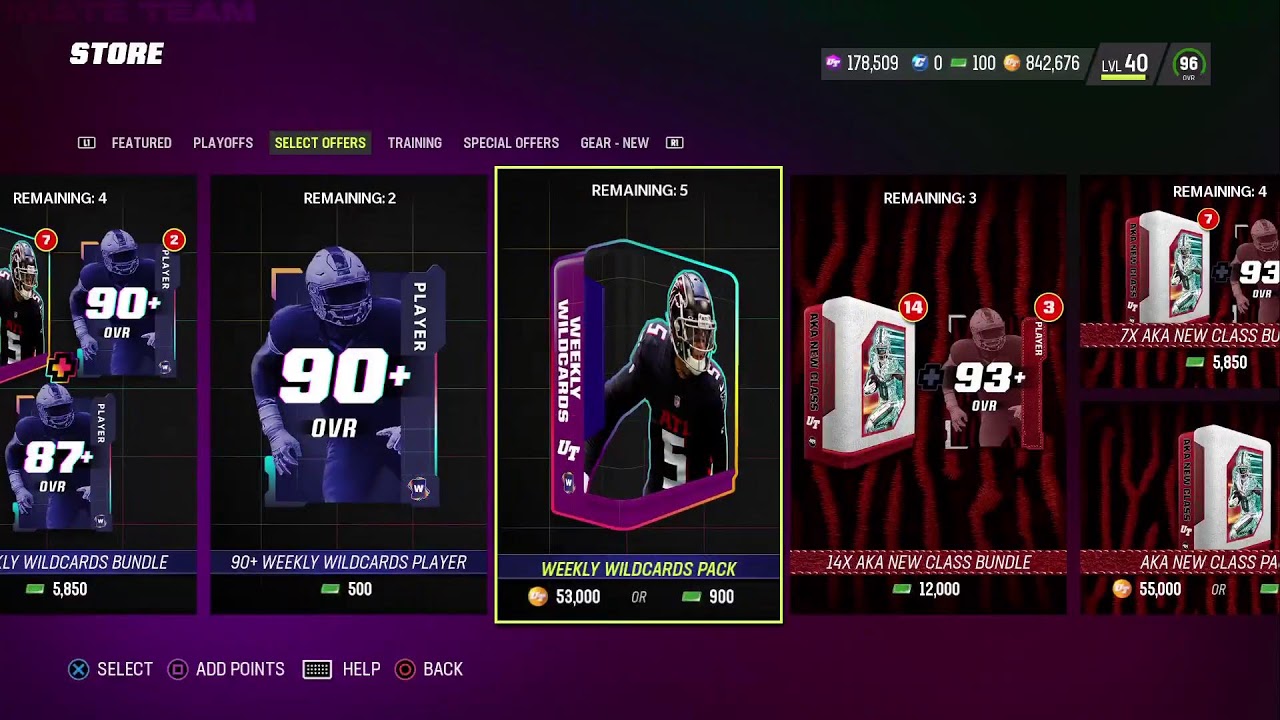 Madden 23 weekly wildcard pack opening