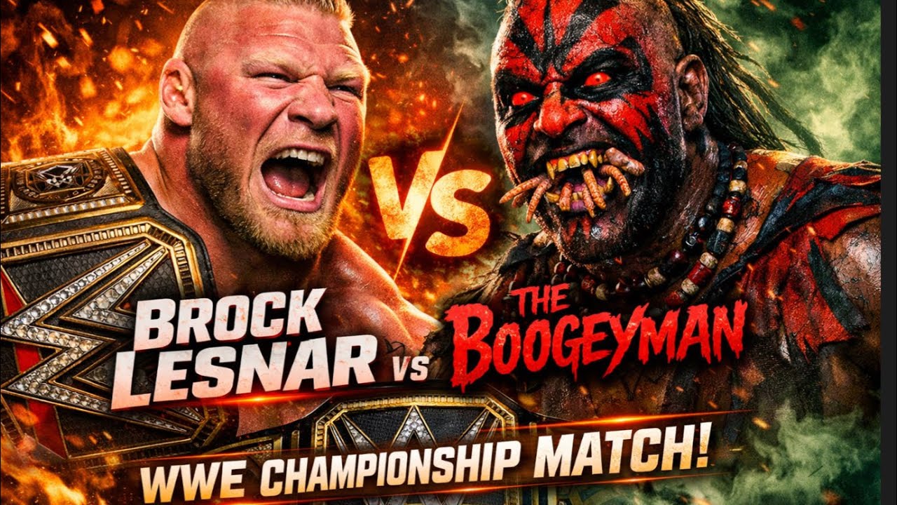 Brock Lesnar vs The Boogeyman! 😱 WWE Championship Match | WWE 2K25