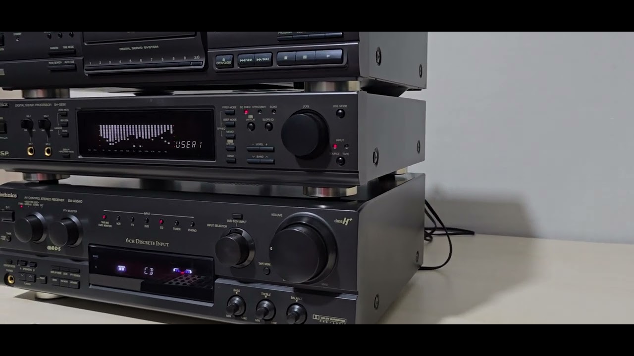 TECHNICS SA-AX540 & SL-PG470A & SH-G90