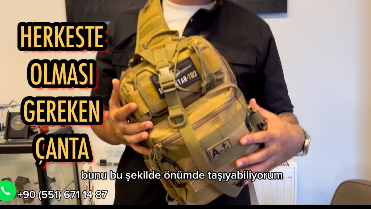 Taktik Çanta Değil Taktik Dolap | Orman, Kamp, Offroad, Spor, Günlük Kullanım