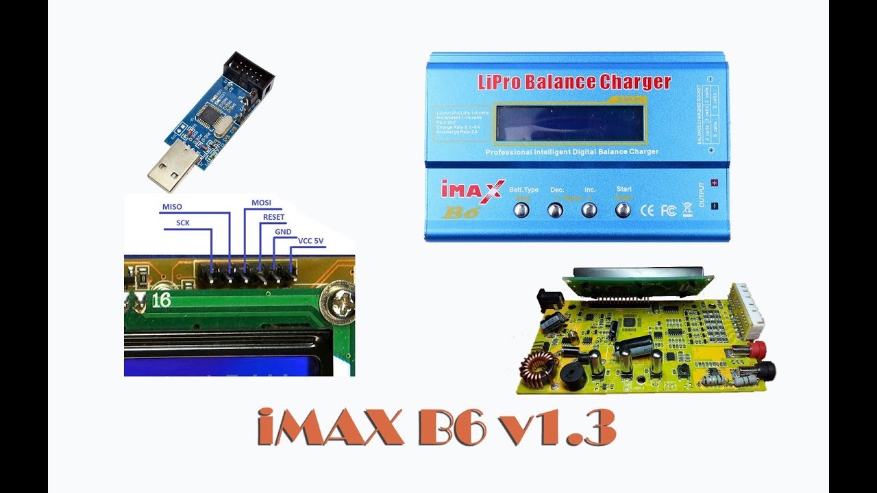 Как прошить iMAX B6!? Ремонтирую свой клон v1.3