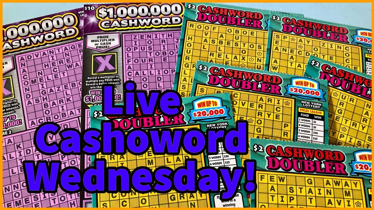 Live Cashword Wednesday! New York Lottery Scratch Off Tickets